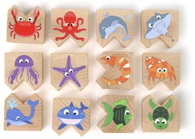 Milaniwood - Gioco equilibristo in legno - Animali oceano