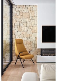 Poltrona gialla , altezza 114 cm Dins - Teulat