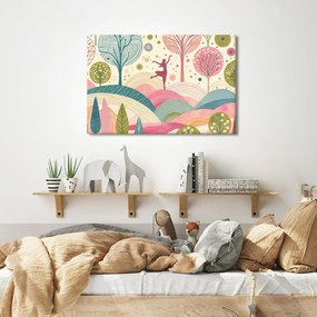 Quadro su tela – Ballerina nella natura