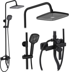 Set doccia REA ARGUS BLACK MATT