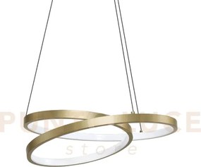 Oz lampadario a sospensione led smd 38 w on-off 4350 lm 3000 k otto...