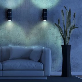 Applique BAMBOO 2xGU10/10W/230V nero