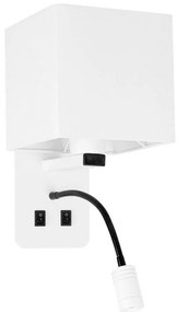 Applique LED MAGNUM 1xE27/40W/230V + LED/3W bianca