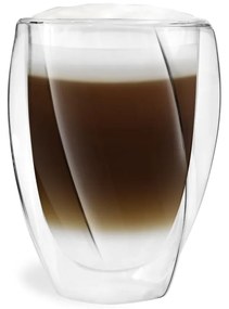 Set di 2 bicchieri da latte a doppia parete, 300 ml - Vialli Design