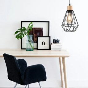Brilagi - Lampadario a sospensione con filo WOODY BASKET 1xE27/60W/230V quercia