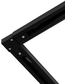 Sistema a binario moderno monofase 5 luci nero con oro - Gissi