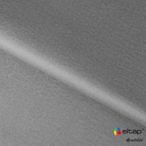 Letto singolo imbottito grigio con contenitore e rete inclusi 90x200 cm Lamica – ELTAP