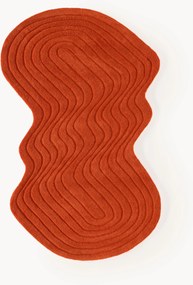 Tappeto in lana fatto a mano in forma organica Aliza