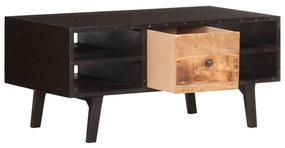 Tavolino da caffè 100x50x45 cm in legno massello di recupero