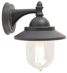 Lampada da parete per esterni intelligente grigio scuro incl. Wifi ST64 - Oxford