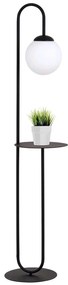 Piantana Minimal Arawn Acciaio Nero 1 Luce E14 Ip20