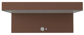 Applique LED Solare Minimal Corten con Sensore di Movimento Colore Bianco Naturale 4.000K