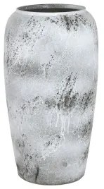 Vaso Home ESPRIT Bianco Nero Ceramica 36 x 36 x 70 cm