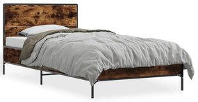 Giroletto Rovere Fumo 90x190 Cm İn Legno Multistrato E Metallo /