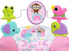 Bright Starts - Dondolo vibrante per bambini PINK PARADISE 1xLR14