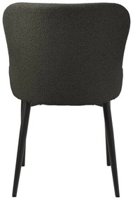 Sedia da pranzo grigio scuro Ontario - Unique Furniture