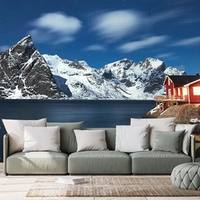 Carta da parati – Paesaggio notturno in Norvegia