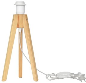 Lampada da tavolo HELEN 1xE27/15W/230V color crema/oro/pino