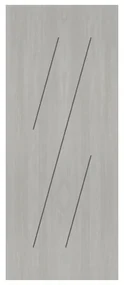 Pannello per porta d'ingresso P348 pellicolato pvc avorio L 92  x H 210.5 cm, Sp 12 mm apertura sinistra