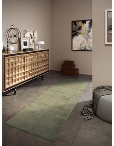 Passatoia verde in lana tessuta a mano 80x250 cm Charlotte - Villeroy&amp;Boch