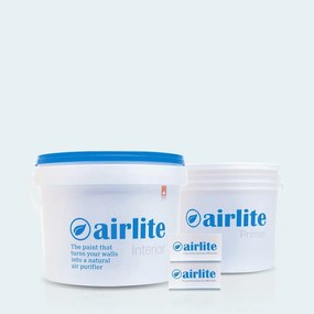 Pittura per interni anti inquinamento, AIRLITE blu madreperla piemonte b401 opaco, 5 L