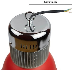Campana LED a Sospensione 45W Banco Carni con driver Philips Colore Rosa Alimentare