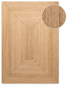 Tappeto di colore naturale in iuta reversibile e tessuto a mano 80x150 cm Sharmila Natural Brown – Hanse Home