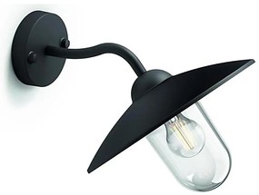 Philips 01643/30/PN - Applique da esterno HAMMOCK 1xE27/60W/230V