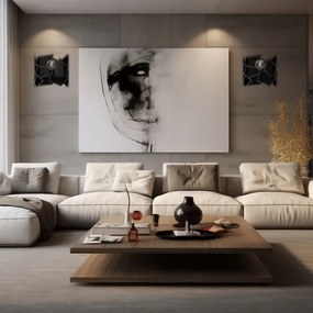 Applique CAMO 1xE27/15W/230V nero