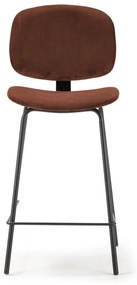 Set di 2 sgabelli da bar bordeaux (altezza seduta 64 cm) Arus - Marckeric