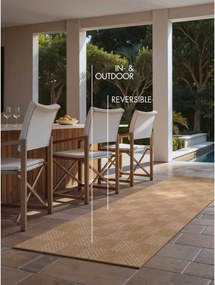 Passatoia da interno ed esterno color crema/di colore naturale 80x200 cm Haringey Dorothy – Ted Baker