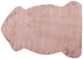 Pelle di coniglio 60 x 90 cm rosa UNDARA Beliani