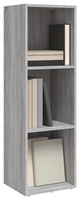 Libreria/Mobile TV Grigio Sonoma 36x30x114 cm Legno Multistrato