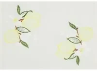 Tovaglietta 35x44 cm bianco con limoni
