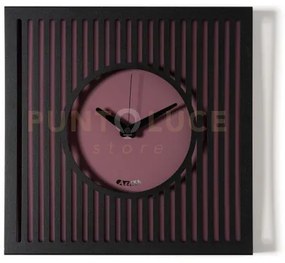 Orologio da parete elegante tiffany piccolo nero,viola ametista