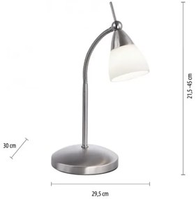 Paul Neuhaus 4001-55 -Lampada da tavolo LED dimmerabile PINO 1xG9/3W/230V cromo opaco