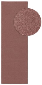 benuta Nest Tappeto a pelo lungo lavabile Melvin Rosa 80x250 cm - Tappeto design moderno soggiorno