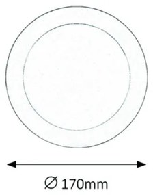 Rabalux 5585 - Lampada LED da incasso per bagni LOIS LED/12W/230V IP44 4000K