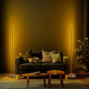 Lampada da terra a LED in oro (altezza 153 cm) Only - Opviq lights