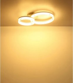 Globo 48046D2 - Plafoniera LED ZARA LED/24W/230V 3000K 33x50 cm