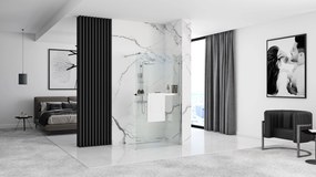 Parete doccia Rea Aero N 90 Transparent mensola EVO