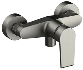 Miscelatore doccia esterno Mariani serie Artic in ottone spazzolato