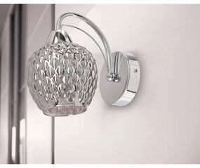 Applique TOBIAS 1xE27/40W/230V cromo lucido