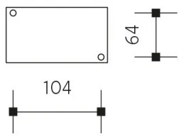Applique a LED da esterno NATURA LED/12W/230V 4000K IP65 marrone/antracite