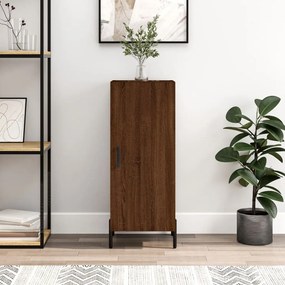 Credenza Rovere Marrone 34,5x34x90 Cm İn Legno Multistrato /