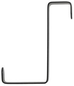 Set di 4 ganci per porte in nero opaco - Wenko