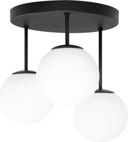 Lampadario a plafone MOONLIGHT 3xE27/15W/230V nero