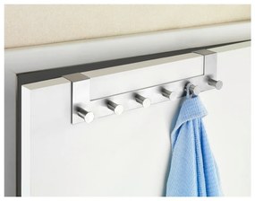Appendino per porta con 6 ganci in argento Celano - Wenko