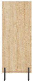 Scaffale rovere sonoma 69,5x32,5x90 cm in legno multistrato