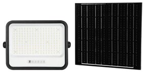 Faro solare LED dimmerabile LED/400W/3,2V IP65 20000 mAh nero + telecomando